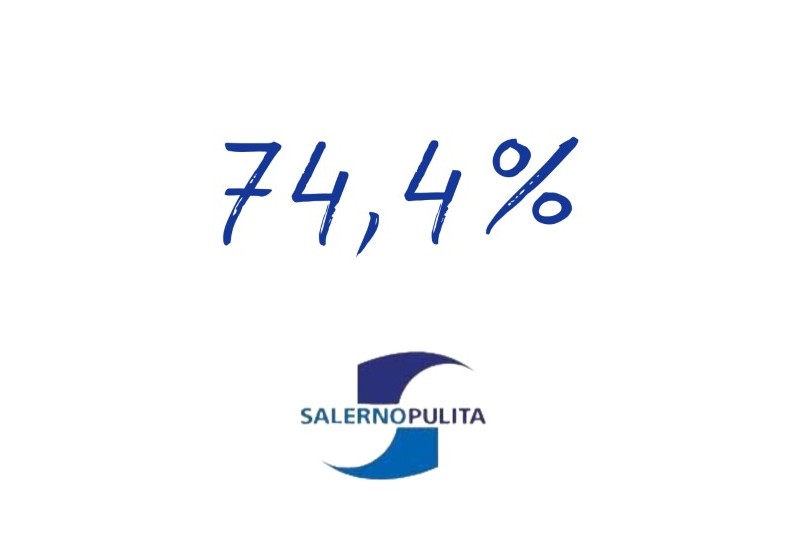 RACCOLTA DIFFERENZIATA, SIAMO AL 74,4