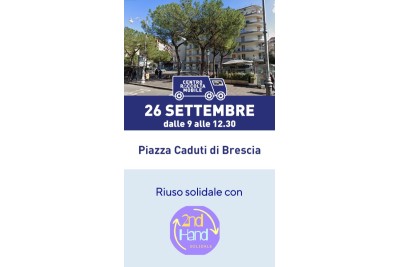 CENTRO MOBILE DI RACCOLTA E RIUSO, PASTENA OSPITA TAPPA DEL 26 SETTEMBRE