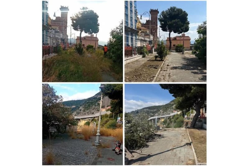 VIA CROCE, INTERVENTO BONIFICA SUL BELVEDERE