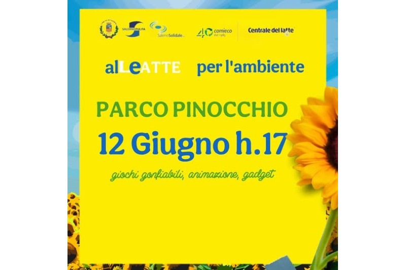 "ALLEATTE" PER L'AMBIENTE, FESTA AL PARCO PINOCCHIO 