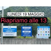CENTRO DI RACCOLTA ARECHI, RIAPERTURA ORE 13