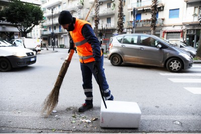 Spazzamento strade centro e centro storico
