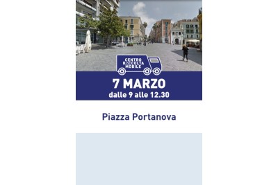 CENTRO MOBILE DI RACCOLTA E RIUSO IN PIAZZA PORTANOVA 