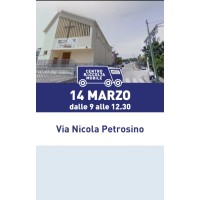 CENTRO DI RACCOLTA E RIUSO MOBILE, TAPPA AL RIONE PETROSINO 