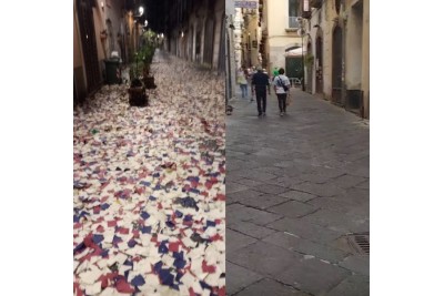 SAN MATTEO, SALERNO PULITA DOPO LA FESTA