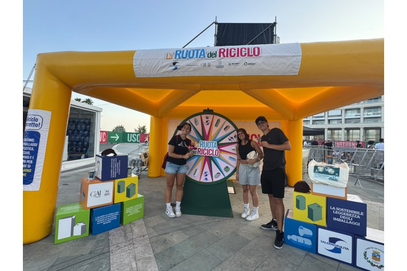 GIOCA ALLA RUOTA DEL RICICLO E PORTA BENE ALL'AMBIENTE