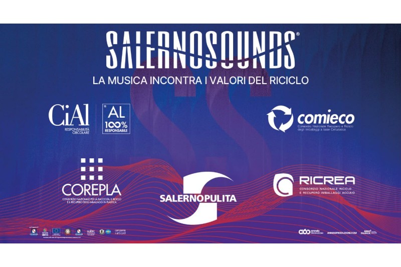 LA MUSICA LIVE INCONTRA LA SOSTENIBILITA' ALL'ORMAI IMMINENTE PROSSIMA EDIZIONE DI SALERNOSOUNDS IN PROGRAMMA DAL 21 al 25 LUGLIO 2026 IN PIAZZA DELLA LIBERTA' A SALERNO