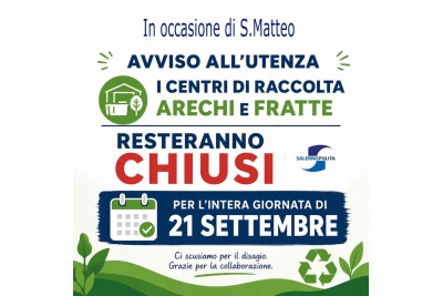 AVVISO ALLA CITTADINANZA - SAN MATTEO
